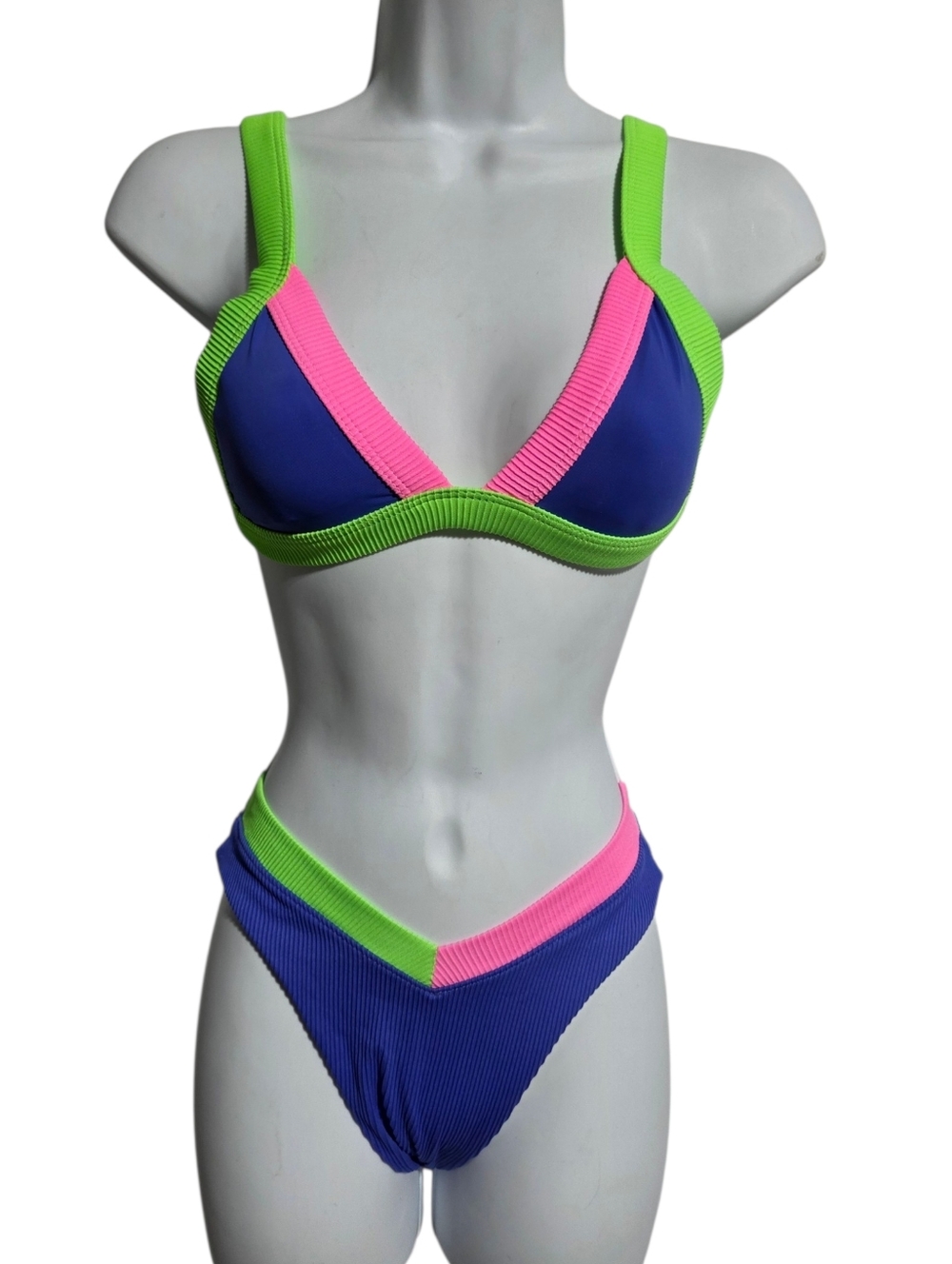 ONEONE BRIGHT NEON BIKINI SZ XS - Picture 2 of 10